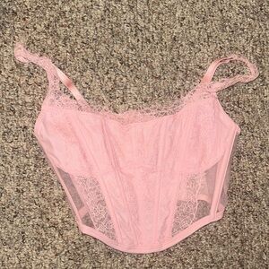 Victoria's Secret Pink Lace Corset